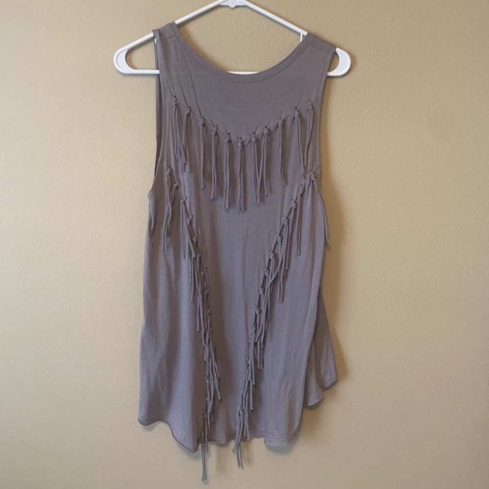 Free People Nuit Luna Fringe Tank XS - Picture 4 of 4